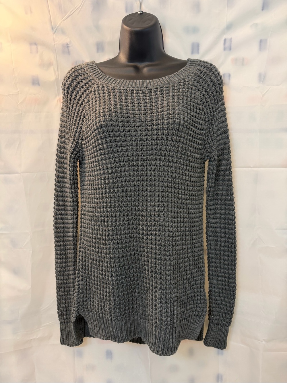 American Eagle Outfitters Gray Knit Jegging Sweater